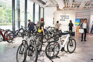 ヤマハ発動機　電動アシスト自転車ショールーム、グランドオープン