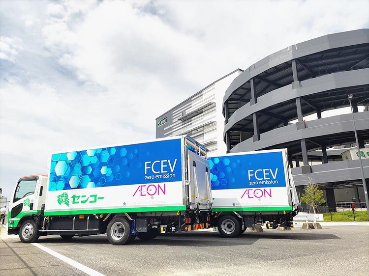 商用車連合CJPT、イオンとタッグ　福岡で脱炭素と物流効率化取り組み開始